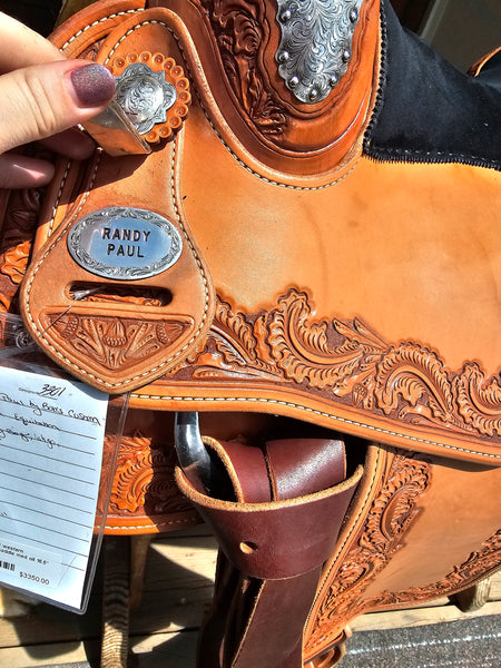 16.5" Randy Paul by Bob's Custom Saddlery Western Equitation Saddle