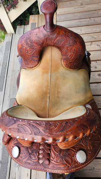 13.5" Sport Saddle Bob Marshall Treeless Barrel Saddle