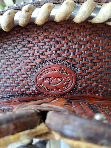 14.5" Teskey's Trophy Barrel Racing Saddle