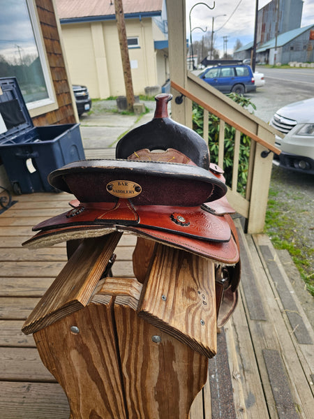 12.5" B Bar B western saddle