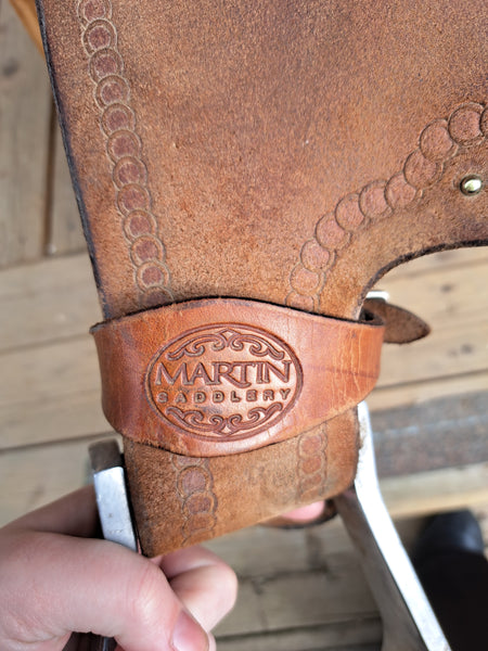 15" Martin Crown C Barrel Saddle