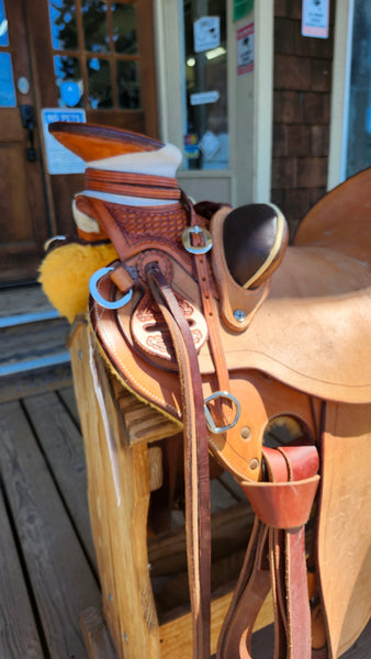 16" Paul Van Dyke Maker Wade Ranch Roper Saddle