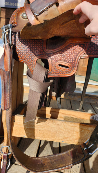 14" Three Forks Merrill Barrel Saddle