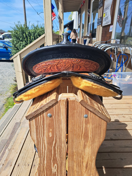 16.5" Allegany Mountain Western All Around Saddle