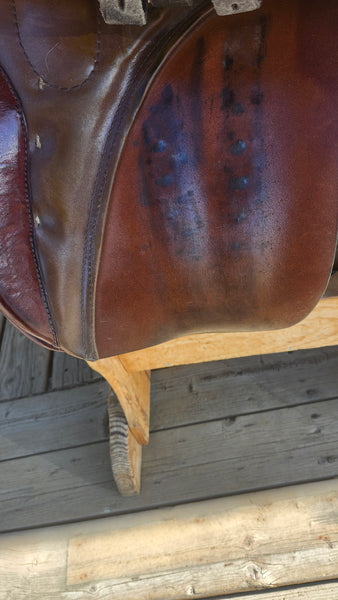 17" Stubben Siegfried VSD D.L. All Purpose English Saddle