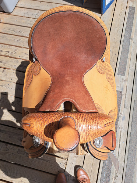 16" Hereford Tex Tan All Around Western Saddle