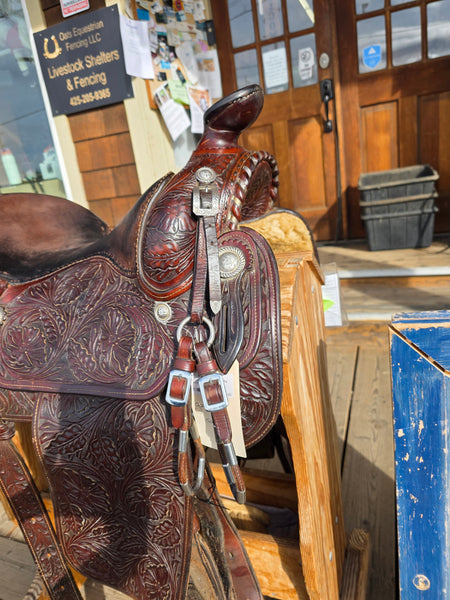 15" Victor Supreme Western Equitation Show Saddle