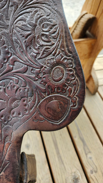 15.5" Hereford Tex Tan Western Equitation Show Saddle