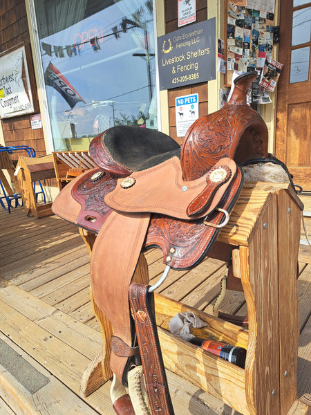 13" Double T Barrel Saddle