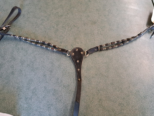 Breast Collar W/ Ferrules & Silver