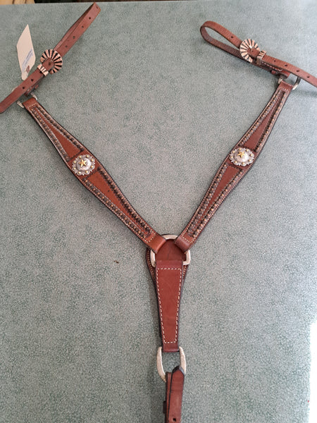 Studded Leather Breast Collar