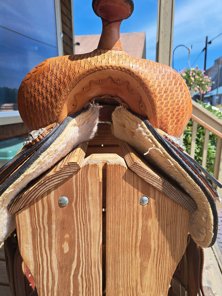 16" Hereford Tex Tan All Around Western Saddle