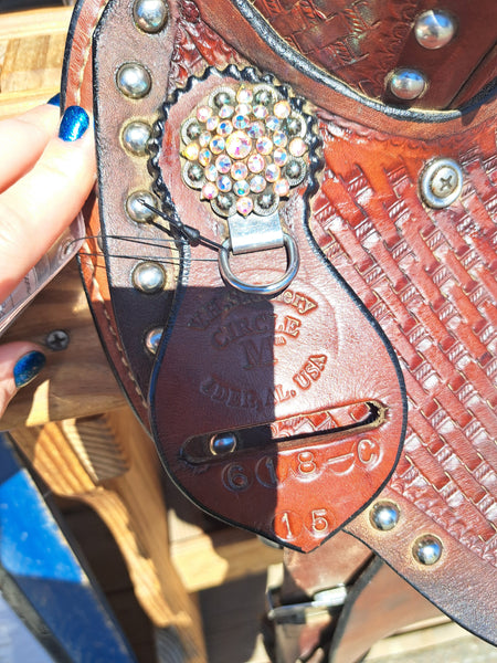 15" Circle M Barrel Saddle