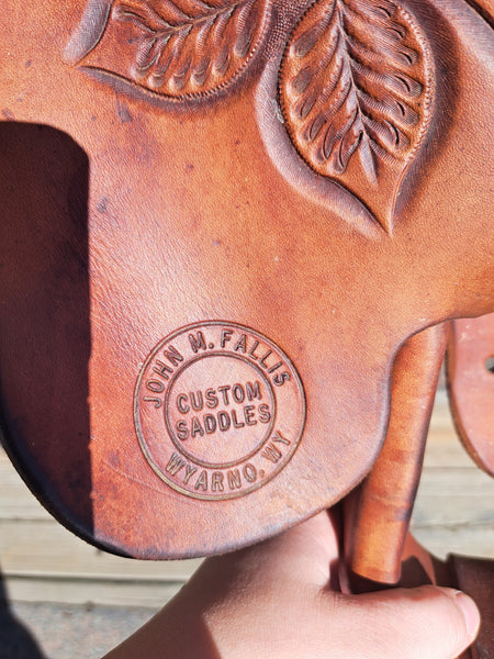 16" John Fallis Balanced Ride Western Saddle