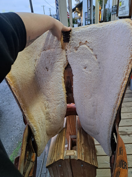 14" Jim Taylor Rocking T Reining Saddle