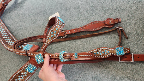 Luans Hide On Western Tack Set