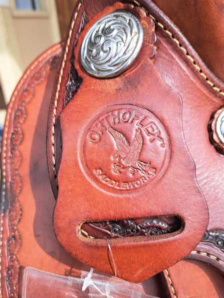 17" Ortho-Flex Range Roper Ranch Saddle