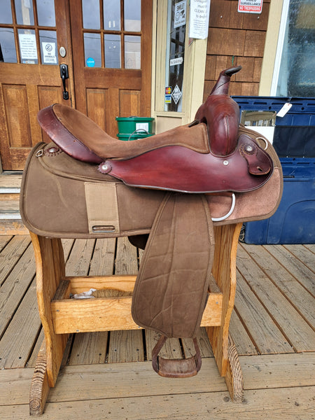 On Trial  16" Fabtron Synthetic Western Saddle