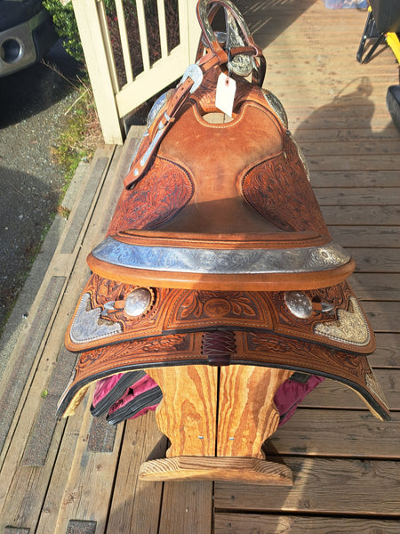 16" D by Kathys Equitation Saddle