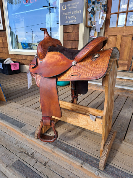 16" Hereford Tex Tan All Around Western Saddle