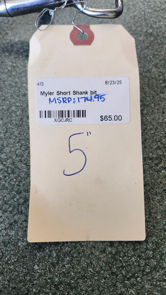 5" Myler Short Shank Bit