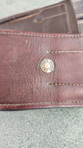50" Dover Saddlery Leather Hunt Girth