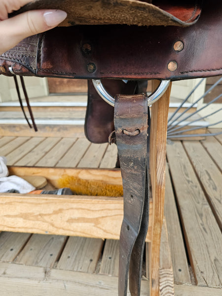 15" Crates Western Equitation Show Saddle
