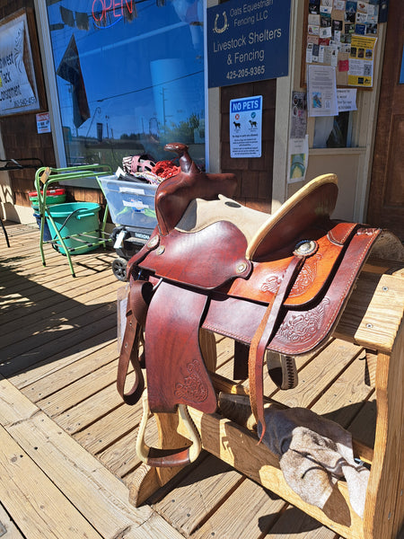 12" Texas Saddlery Western Ranch Saddle
