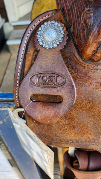 16" Yost Roping Saddle