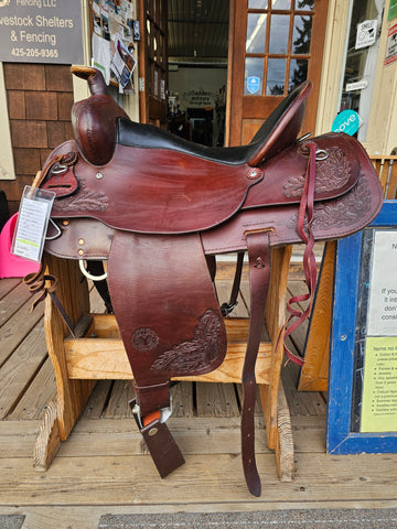 17" Circle Y All Around Western Trail Saddle