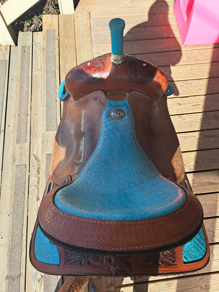 15" Double T Barrel Saddle