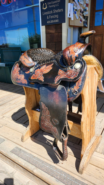 15" Hereford Tex Tan Western Saddle