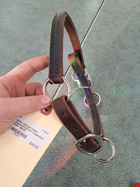 Leather Side Pull Bitless Attatchment