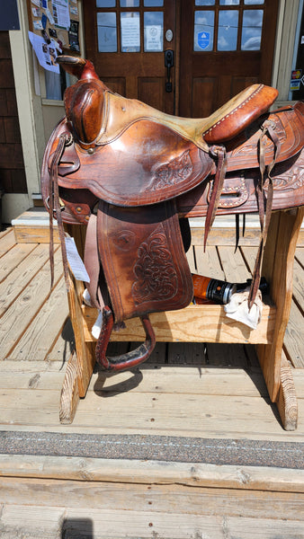 15" Vintage Hereford Western Saddle