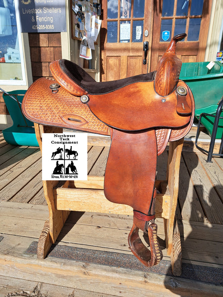 16" Hereford Tex Tan All Around Western Saddle