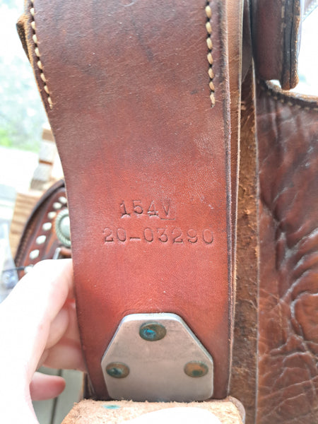 15" Tex Tan Western Saddle