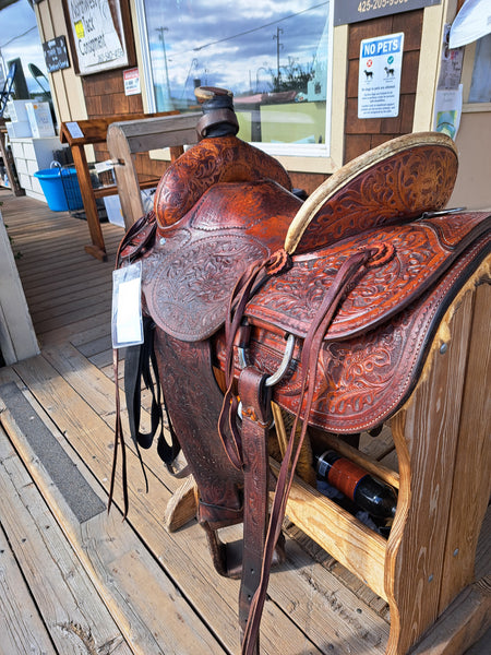 15" Santa Fe Roping Saddle
