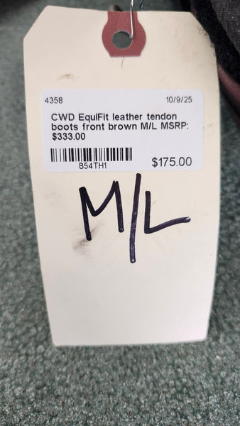 CWD Equifit Leather Tendon Boots