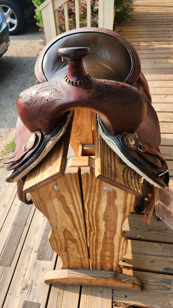13.5" Royal King Youth western saddle