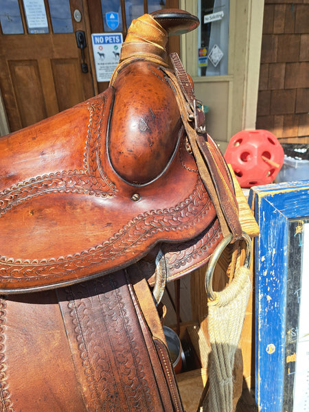 14" George Lawrence Vintage Ranch Saddle