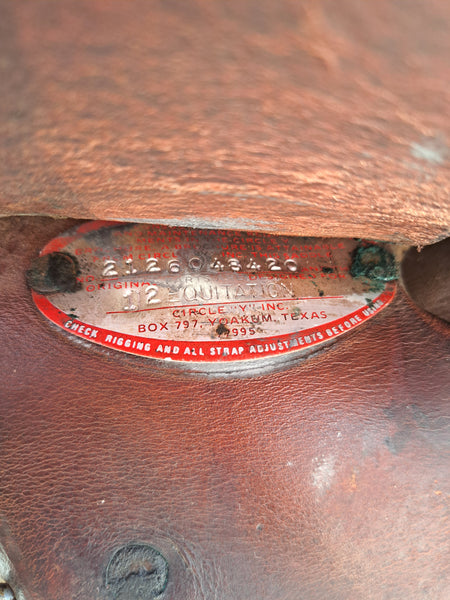 ON TRIAL 15" Circle Y Arabian Western Trail Saddle