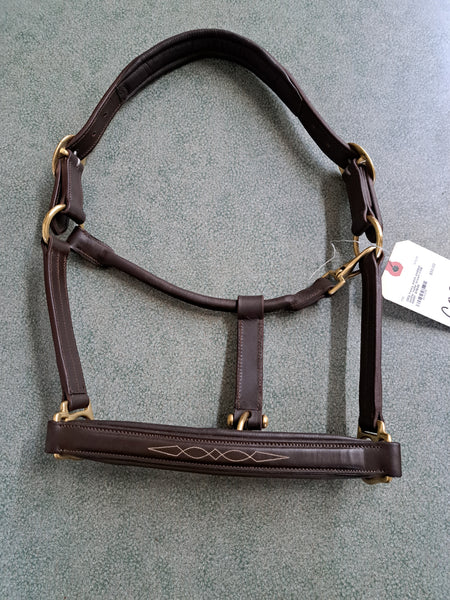 NEW COB OEQ Francy Stitch Padded leather halter