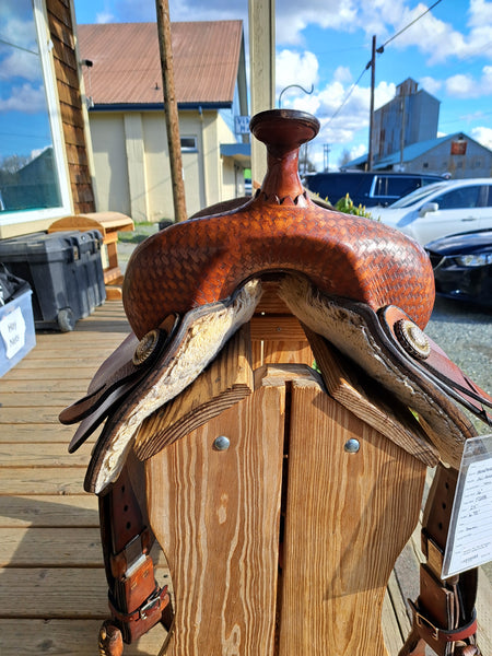 16" Hereford Tex Tan All Around Western Saddle