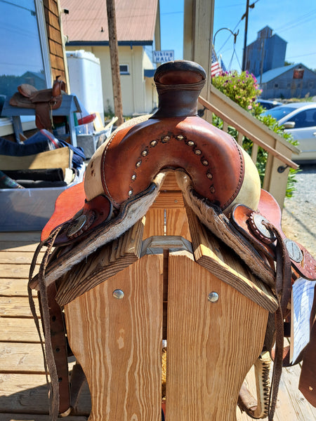 13" Three Bars Saddlery Youth All Around Saddle