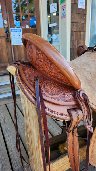 15" Henderson Saddle Co Wade Ranch Roper Saddle