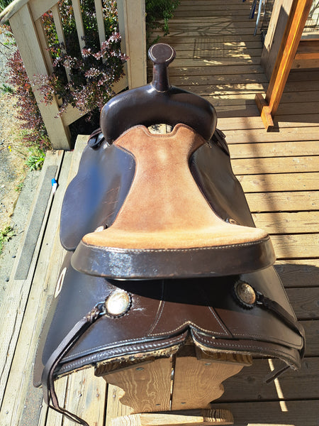 17" King Series Lightweight All Around Western Trail Saddle