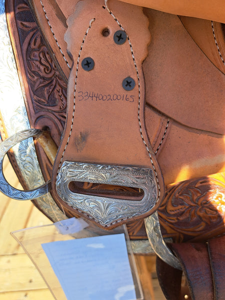 17" Silver Mesa Western Equitation Show Saddle