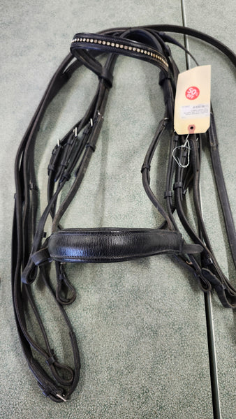 FULL Red Barn Dressage Double Bridle with reins