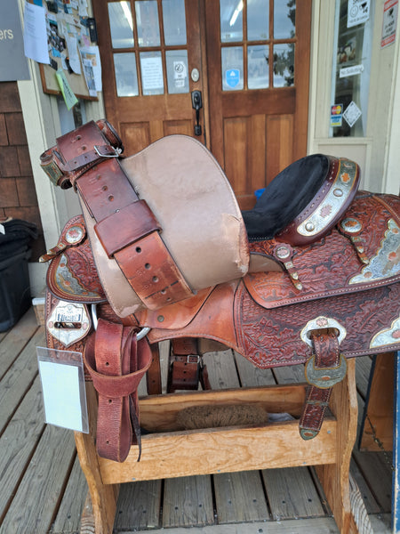 15" Big Horn Equitation Saddle Set