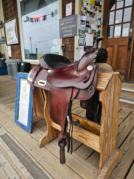 15" Crates Western Equitation Show Saddle